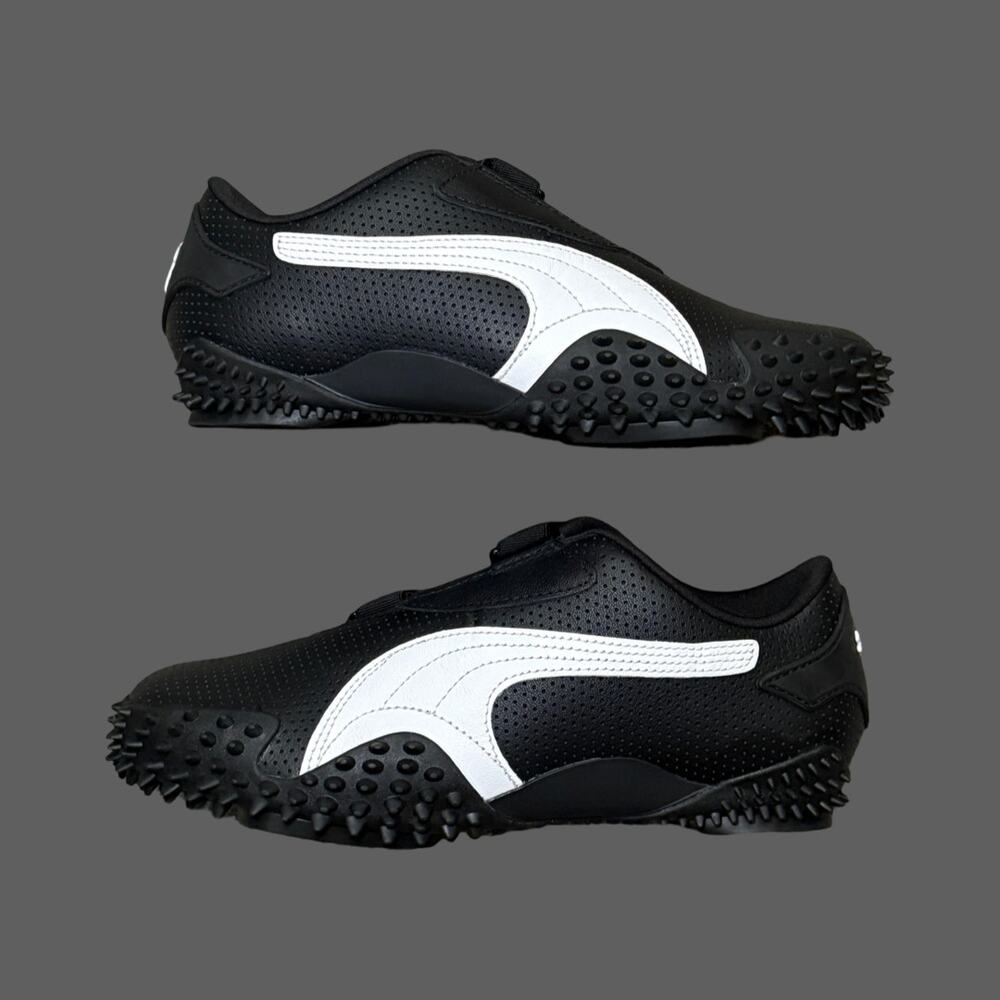 Puma Mostro Perforated Black White Mens Size 8.5 397331-02